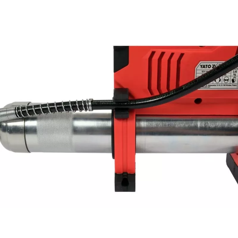YATO YT-07020 Engrasadora a batería 18V 620 Bar con batería de 3,0Ah y cargador