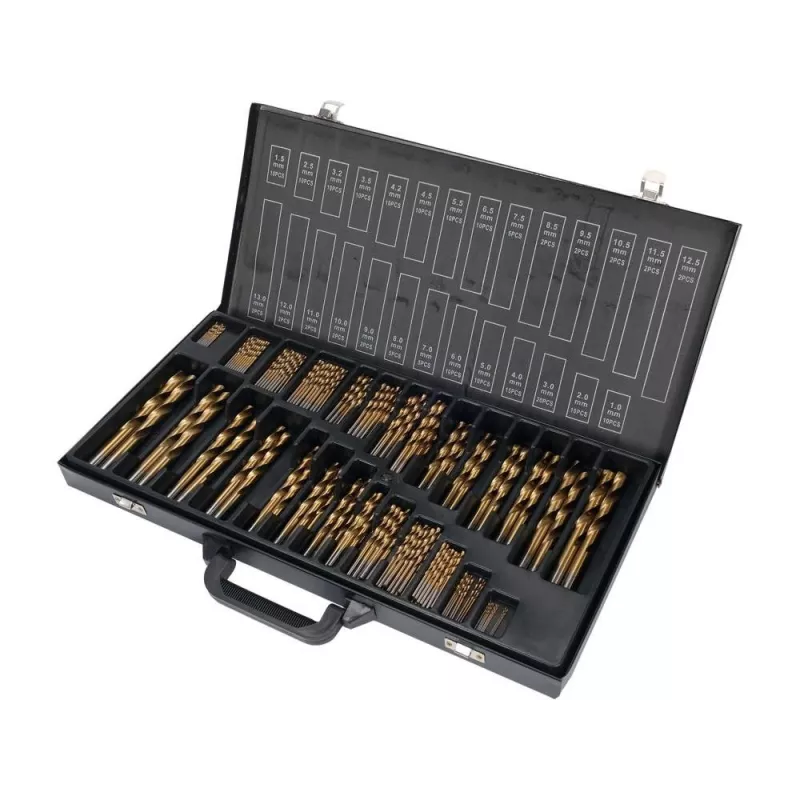 Juego de brocas helicoidales Yato YT-44677 190 piezas HSS