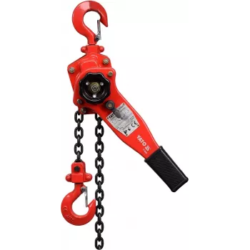 Yato YT-58962 polipasto de cadena manual 750 kg 1,5 m de elevación rojo