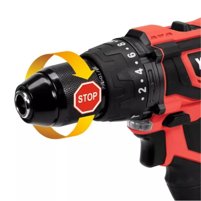 Yato YT-82786 Atornillador de impacto a batería 18V herramienta básica