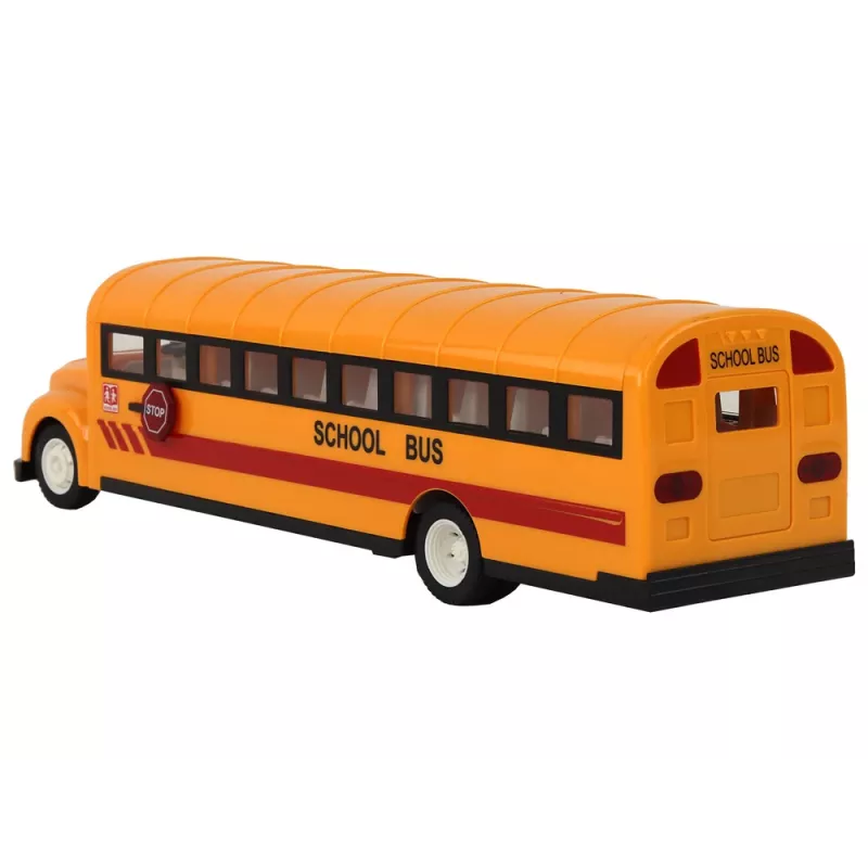Autobús escolar amarillo teledirigido RC con puerta de apertura 4690 Lean Toys