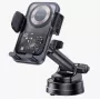 Soporte de carga inalámbrica para coche con ventosa YESIDO 15W negro