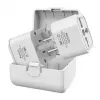 YESIDO MC25 Adaptador de Viaje Juego de Enchufes Blanco