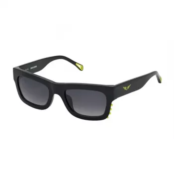 ZADIG & VOLTAIRE SZV303-52700Y Gafas de sol mujer rectangulares negro/gris 52mm