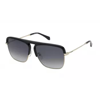 ZADIG & VOLTAIRE SZV321-60300Y Gafas de sol unisex cuadradas Havana brown 60mm