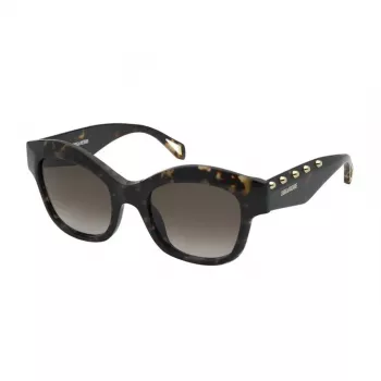 ZADIG & VOLTAIRE SZV410-5204BL Gafas de sol mujer rectangulares de acetato - montura negra cristales grises 52mm