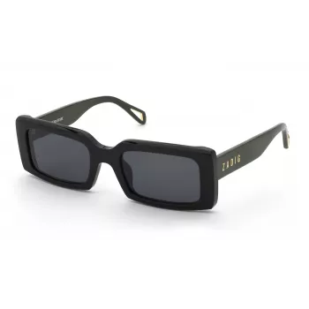 Zadig & Voltaire Gafas de sol unisex SZV462-54700Y Havana marrón rectangulares 54mm