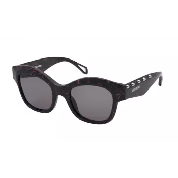ZADIG & VOLTAIRE Gafas de sol Butterfly para mujer SZV410-520803 negro/gris degradado 52mm
