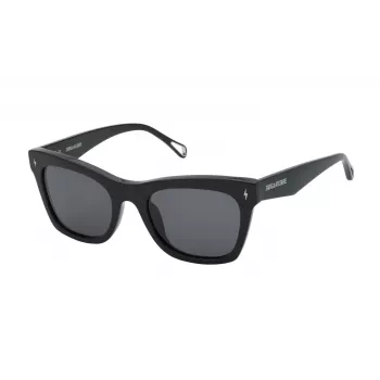 ZADIG & VOLTAIRE mujer gafas de sol rectangulares SZV373-530700 negro/gris 53mm