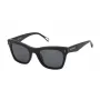 ZADIG & VOLTAIRE mujer gafas de sol rectangulares SZV373-530700 negro/gris 53mm