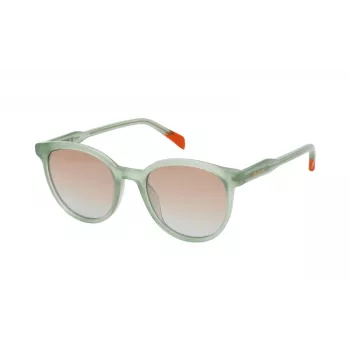 ZADIG & VOLTAIRE Gafas de sol de mujer SZV376516A8G - Montura de acetato negra, lentes de policarbonato grises, 51 mm