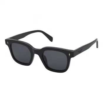 Gafas de sol de mujer ZADIG & VOLTAIRE SZV401-540700 - montura de acetato negra, lentes gris humo, 54 mm