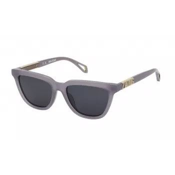 ZADIG & VOLTAIRE Gafas de sol de mujer SZV403-5309N7 - Montura acetato Havana, lentes marrón degradado, 53 mm