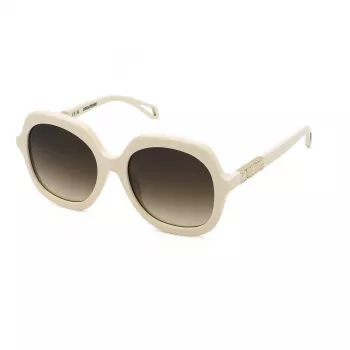 Gafas de sol de mujer ZADIG & VOLTAIRE SZV404-5606Y1 - montura de acetato negra, lentes grises degradadas, protección UV400