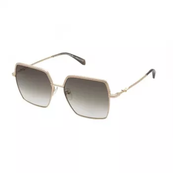 ZADIG & VOLTAIRE Gafas de sol de mujer SZV406-5608FC Havana marrón montura de acetato lentes marrones degradadas 56/17/140 mm