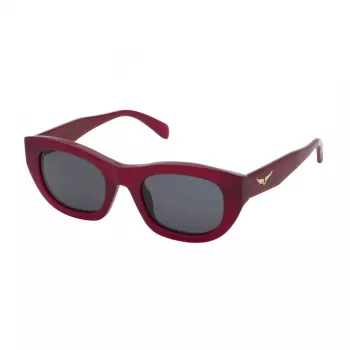 ZADIG & VOLTAIRE Gafas de sol mujer SZV408-5109M5 - Montura acetato Havana, lentes marrón degradado, protección UV400
