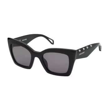 ZADIG & VOLTAIRE mujer gafas de sol SZV409-520700 marrón havana geométricas 52mm