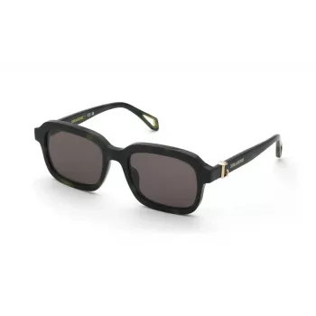 ZADIG & VOLTAIRE Gafas de sol mujer SZV416-53092I montura de acetato negra cristales grises degradados 53mm