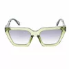 Gafas de sol para mujer ZADIG & VOLTAIRE SZV418-53M40X Havana acetato montura angular lentes marrones 53/19/140 mm