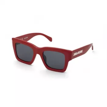 ZADIG & VOLTAIRE Gafas de sol mujer SZV421-5006XX (50/21/140 mm) montura de acetato negra cristales de policarbonato grises UV400
