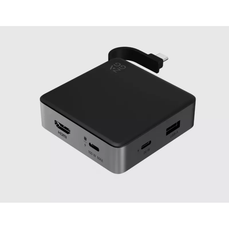 ZAGG Hub de 4 puertos Negro/Gris