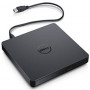 Dell - Unidad - DVD+/-RW - USB2.0 - externa - negra - para Chromebook 3110, 3110 2-in-1, OptiPlex 30XX, 7080, Precision 3260, 7670, Vostro 15 3510 (DW316)