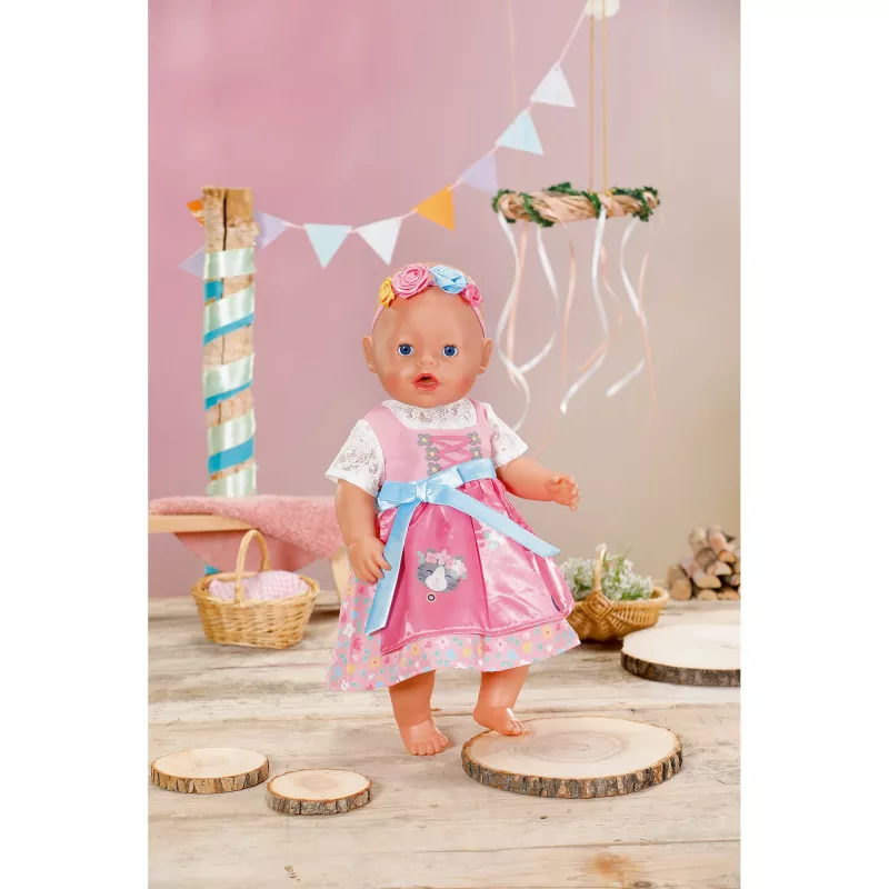 ZAPF CREATION BABY born Dirndl 43cm conjunto de ropa para muñeca