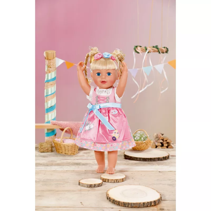 ZAPF CREATION BABY born Dirndl 43cm conjunto de ropa para muñeca