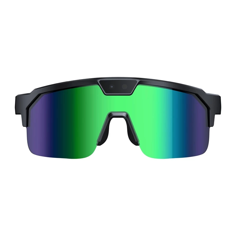 ZEBLAZE Q01 Green gafas de sol deportivas con IA