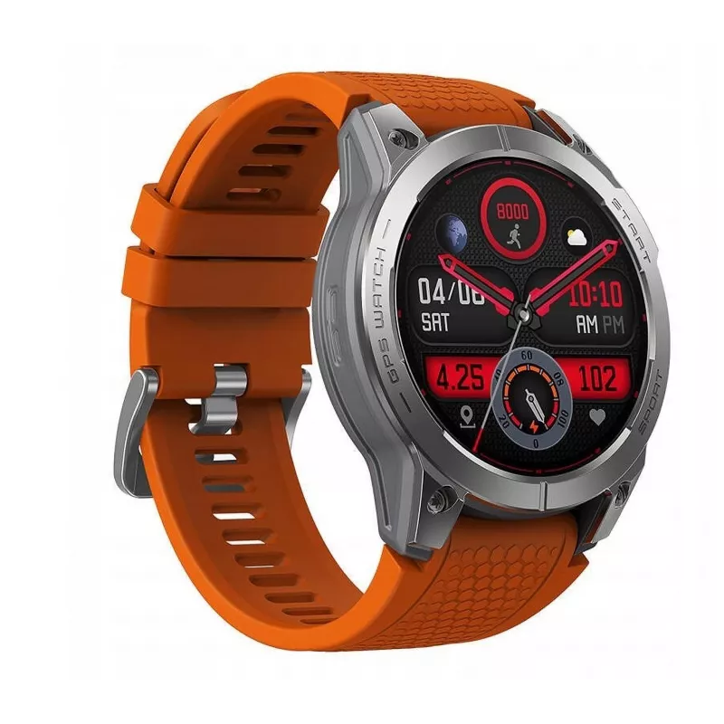 Zeblaze Stratos 3 Naranja Smartwatch AMOLED 1,43 pulgadas GPS 5ATM 400mAh
