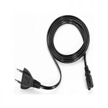Zebra cable de alimentación - enchufe europeo a IEC 60320 C7, 2m, negro