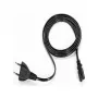 Zebra cable de alimentación - enchufe europeo a IEC 60320 C7, 2m, negro