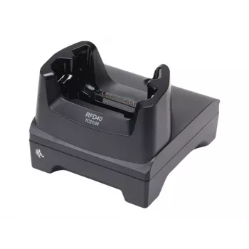 Cargador individual Zebra para TC21/TC26 – base de carga con sincronización de datos USB-C