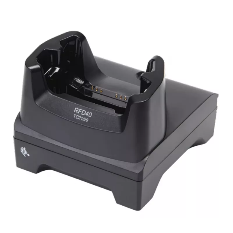 Cargador individual Zebra para TC21/TC26 – base de carga con sincronización de datos USB-C