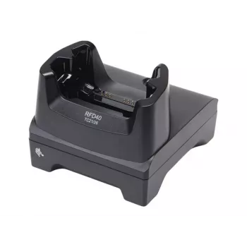 Cargador individual Zebra para TC21/TC26 – base de carga con sincronización de datos USB-C