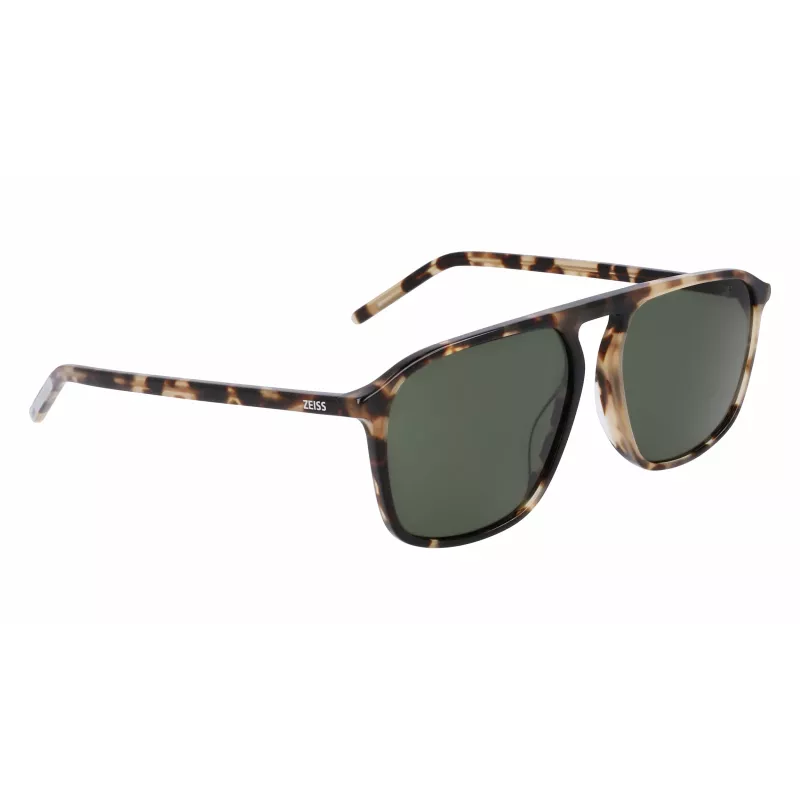 ZEISS MAN Gafas de sol ZS22507S57162 Montura rectangular de acetato Negro Lentes grises 57/16/145 mm