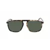 ZEISS MAN Gafas de sol ZS22507S57162 Montura rectangular de acetato Negro Lentes grises 57/16/145 mm