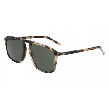 ZEISS MAN Gafas de sol ZS22507S57162 Montura rectangular de acetato Negro Lentes grises 57/16/145 mm