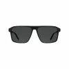 Gafas de sol ZEISS MAN ZS25564S-2 rectangulares montura negra lentes grises 57mm