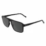 Gafas de sol ZEISS MAN ZS25564S-2 rectangulares montura negra lentes grises 57mm