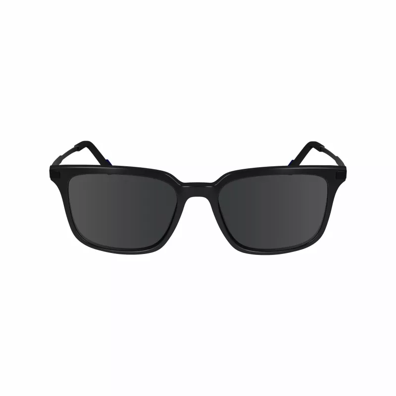 Gafas de sol ZEISS MAN ZS24719S-1 - montura de acetato negra, lentes de policarbonato grises, 54/18/145 mm