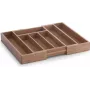 Zeller Present 25322 escurreplatos con cesta para cubiertos, gris