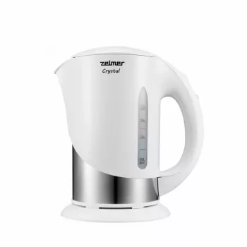 Hervidor eléctrico Zelmer Crystal ZCK7630W, blanco