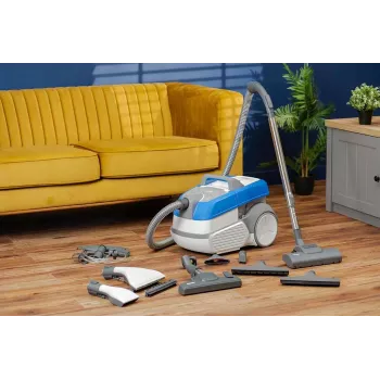 Zelmer Leon ZVC9150D aspirador con bolsa, 2100 W, filtro HEPA H13, azul