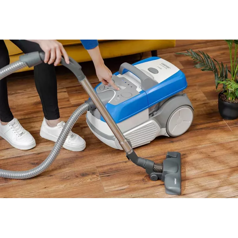 Zelmer Leon ZVC9150D aspirador con bolsa, 2100 W, filtro HEPA H13, azul