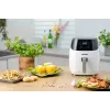 Zelmer ZAF5501W freidora de aire sin aceite, 5L, 1500W, panel táctil digital, blanca