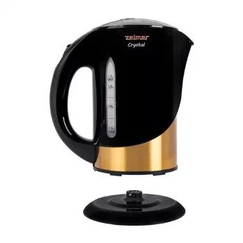 Zelmer ZCK7630 Crystal Gold Hervidor 1,7 l 2200 W negro y dorado