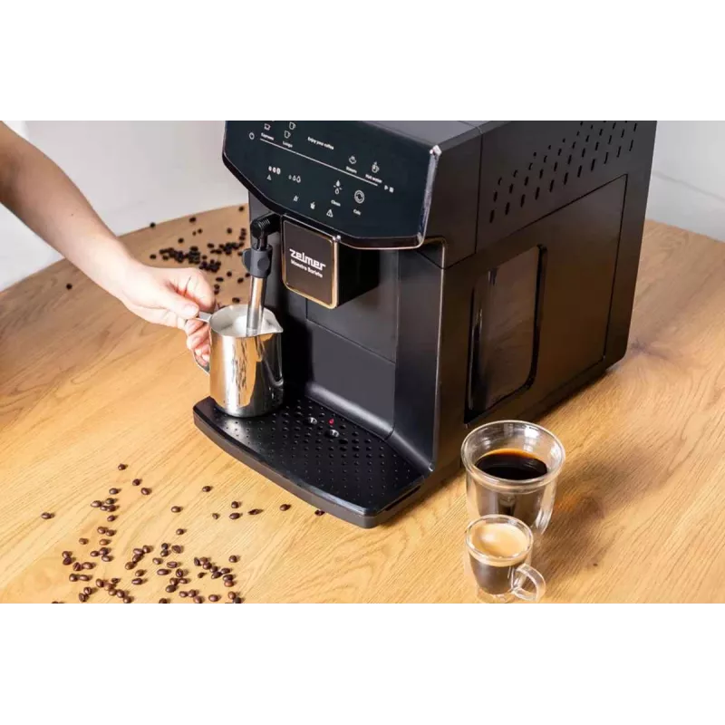 Zelmer ZCM8121 Maestro Barista cafetera, 20 bar, 1350 W, Thermoblock, boquilla para espumar leche, depósito de agua de 2,0 l