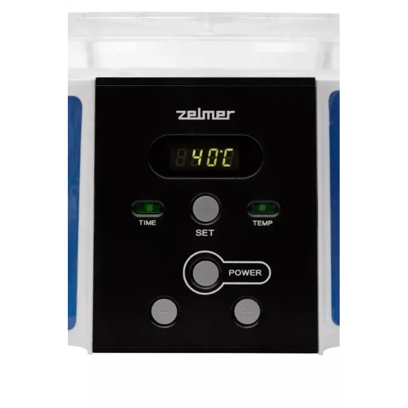 Zelmer ZFD1005 Deshidratador de alimentos 520W con 5 bandejas transparentes y control electrónico