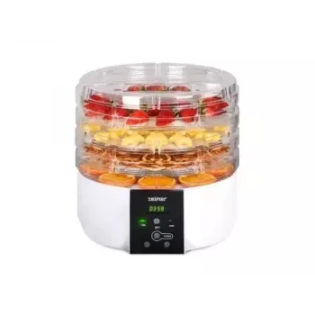 Zelmer ZFD1005 Deshidratador de alimentos 520W con 5 bandejas transparentes y control electrónico